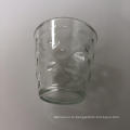 Cone glass candle cup